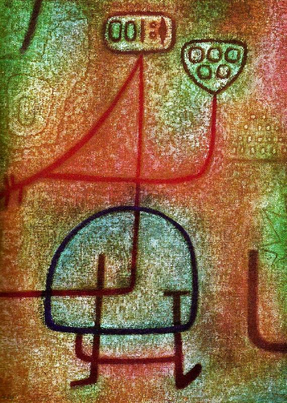 Paul Klee la belle jardiniere Sweden oil painting art